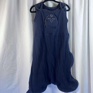 Nested Bean Classic Adjustable Cotton Wearable Blanket 6-15mo Navy 16-26 Lbs